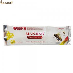 China 20 Strips per Bag Wangshi Bee Medicine/MANJING flumethrin Strip Varroa Mite Treatment for Bees on sale