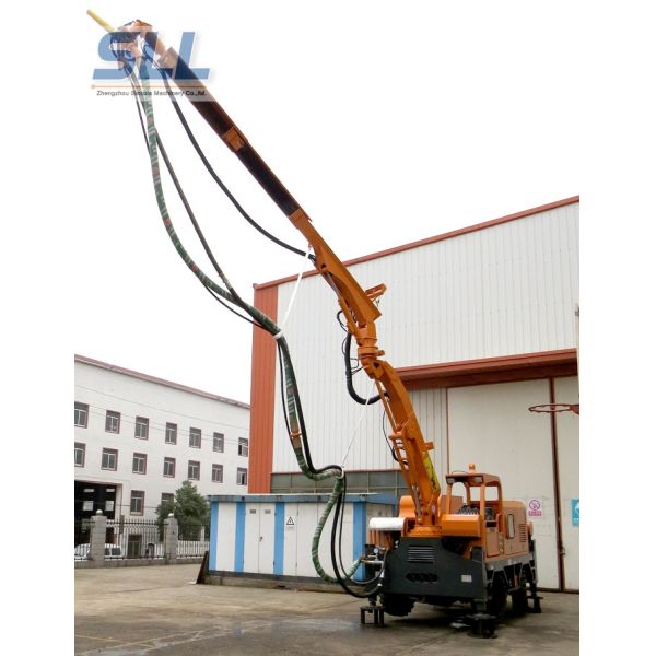 Full Automatic Concrete Spraying Machine With Remote Control Four Wheel Drive