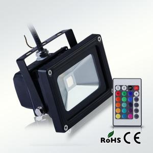 Quality Aluminium 10W RGB led floodlight remote controller for sale