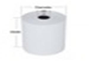 Quality White 57*40mm Cardboard Core ATM Thermal Paper Rolls for sale