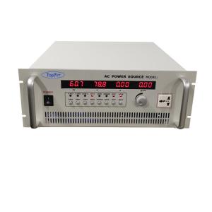 Quality 3KVA Variable Frequency Single Phase Programmable AC Power Source Supply for ATE Testing for sale