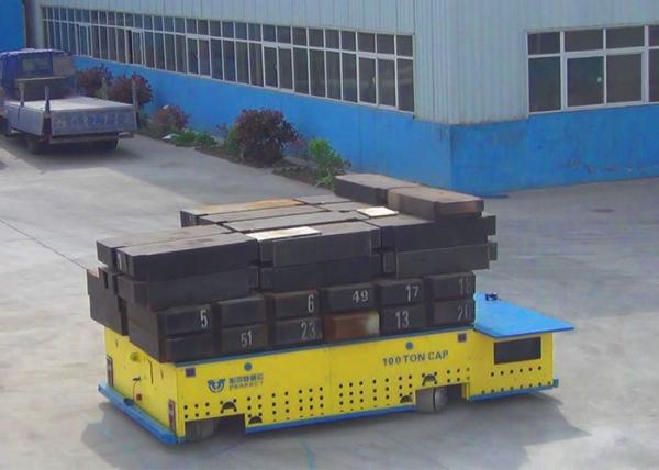 mold handling carts-a steerable heavy load ladle transfer cart with lifting table