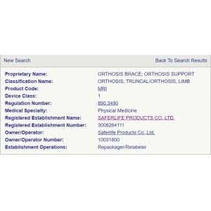 Saferlife Products Co., Ltd. Certifications