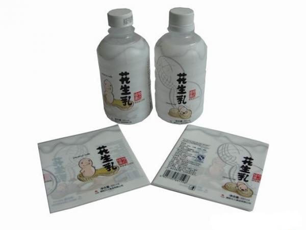 Buy Recycled Coffee Drink Shrink Wrap Packaging Tea Bottle Plastic Shrink Label at wholesale prices