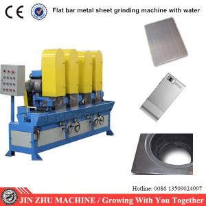 Quality Four Heads Wet Type Grinding Hairline Finishing Machine For Metal Sheet for sale