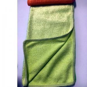 Quality 200gsm Golden Absorbent Microfibre Kitchen Towel for sale