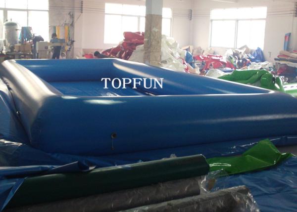 Buy Square Outdoor Inflatable Swimming Pools Kids Water Pool Games 7x 7m at wholesale prices