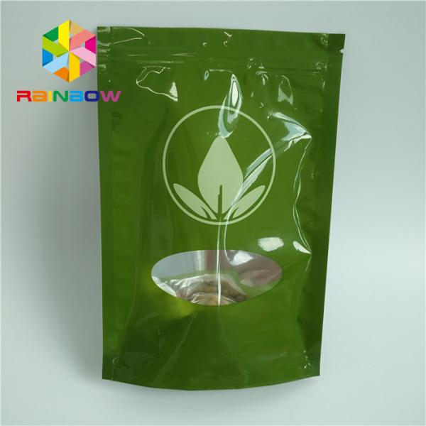 Buy Glossy Printed Stand Up Pouches Aluminum Foil For Tea Packaging at wholesale prices