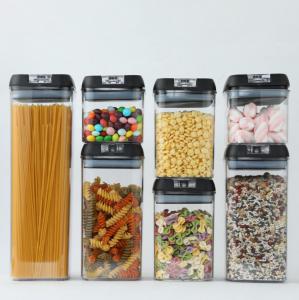 Quality 0.5L 0.8L 1.2L Sealed Food Containers PS PP ABS Plastic Kitchen Organizer for sale