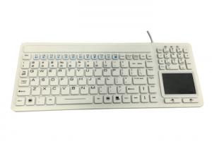 China Desktop Mount IP68 Antimicrobial Waterproof Keyboard 107 Keys on sale