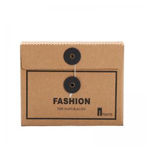 Quality Envelope Design Kraft Cardboard Paper Box For Unerwear T Shirt  Socks for sale