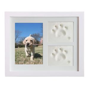 China Wooden Custom Photo Frame 28x23CM For Dog Or Cat Pet Paw Picture Display on sale