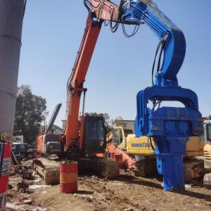 Quality PV Pile Clamp Excavator Mounted Vibro Hammer For Solar / Wind Construction Project for sale