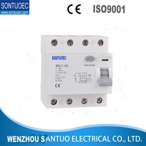 Buy cheap IP 20 Protection Gray RCCB Circuit Breaker 4P Rdl7-100 Anti Interference from wholesalers