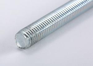 Quality High Tensile Zinc Plated Steel  Threaded Rods And Studs , Long Fully Threaded Rod 1m-3m for sale