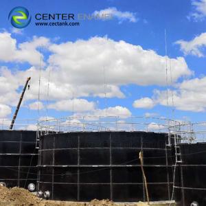 Quality Glass Fused To Steel Grain Storage Silos 30000 Gallon Water Storage Tank Glass Lined Panel for sale