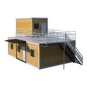 Quality Dormitory Prefab Container House 4 Bedroom Two Story Shipping Container Homes for sale