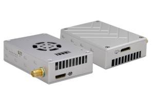 China Mini 2.4GHz 30dBm 10km drone video, Ethernet signal and TTL data transmitter support fly control and PTZ Control on sale