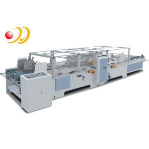 China Bottom Gluing Brown Paper Carry Bag Making Machine For Grocery on sale