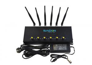 China 2G 3G 4G Cell Phone Signal Jammer 6 Channels With Adjustable Button on sale