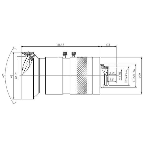 Buy 1" 12mm F1.8 10Megapixel C Mount Low Distortion ITS Lens with IR Collection, IR Traffic Monitoring Lens at wholesale prices