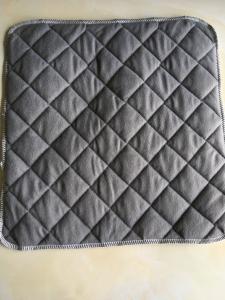 Quality Square Quilted Oil Absorbent Mat in grey color with needle punch nonwoven interlining for sale