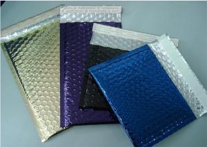 Quality Tamper Proof Bubble Courier Bags , Aluminum Foil Custom Bubble Envelopes 6"X10" #0 for sale