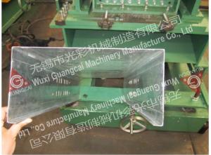 China Metal Seamless Rain Gutter 0.3mm Cold Roll Forming Machine on sale