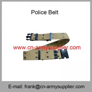 China Wholesale Cheap China Army PP Polyester Webbing Police Military Belt on sale