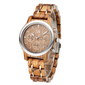 Quality Custom Logo Wooden Quartz Watch For Man And Woman for sale