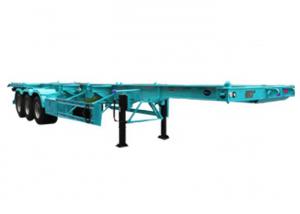 Quality 1600mm Skeleton Container Semi Trailer Fuwa 20 Ft Container Chassis for sale