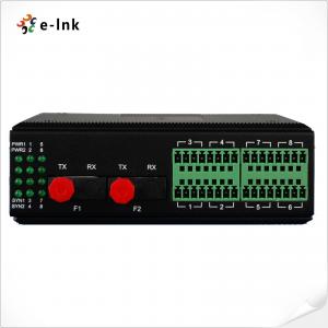 Quality Industrial RS232 RS22 RS485 Fiber Media Converter Double Ring type for sale