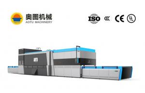 AOTU Machinery Factory direct Forced Convection type Double-chamber Glass Tempering Furnace