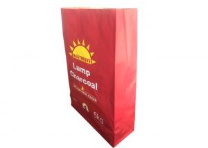 Quality Environmental Friendly Multiwall Paper Bags Custom 5kg Charcoal Bags for sale