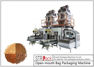 Quality 50kg Pellet Powder bag packing Machine For Salt Grain Pet Food Fish Feed for sale