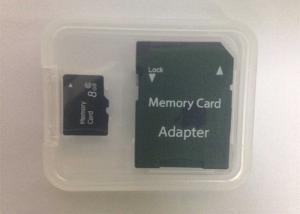 Quality Plastic Micro SD Card Case With SD Adapter , Strong PP Box Packaging For Memory Card for sale