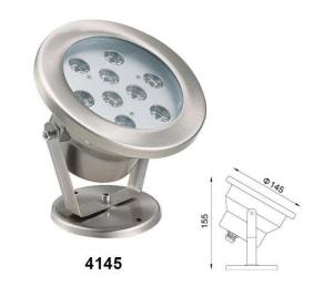 China 145x155mm Underwater Spot Lights , 9W Low Voltage Underwater LED Lights on sale