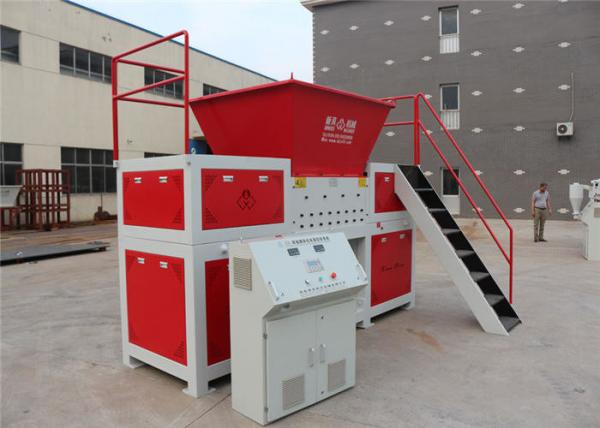 Buy High Capacity Double Shaft Shredder Machine , Small Plastic Shredder Machine  Reverse Functions at wholesale prices