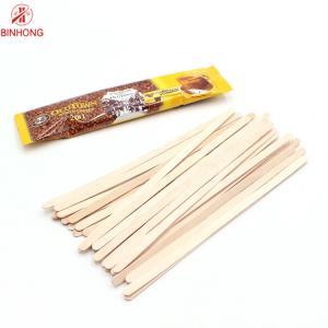 China Sustainable ISO9001 Wooden Mixing Sticks For Coffee on sale