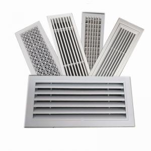 Quality Single Deflection Ventilation Air Grille Anodizing Aluminum Profile For Air Conditioner Cover for sale