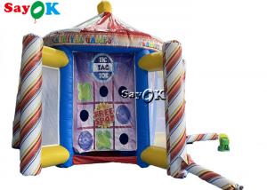 China Inflatable Lawn Games Tarpalin Interactive Sports Games Bar Fence Theme Party Inflatable Carnival Game Booth on sale