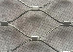 Quality 8m Antiwear Diamond Woven Wire Mesh OEM With Ribbon Buckle for sale