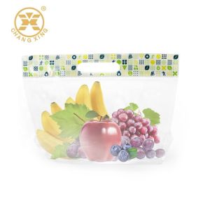 Buy cheap 0.5kg Fruits Vent Stand Up Zipper Pouch Clear Plastic Bags For Packaging With from wholesalers