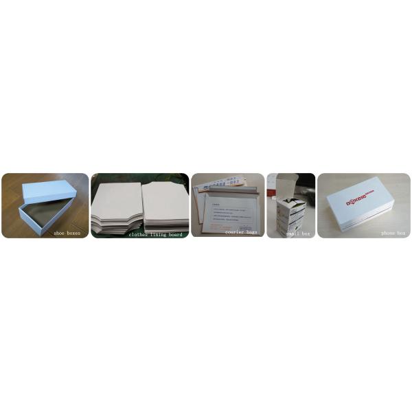 White Coated Solid Paper Board Duplex Board Grey Board 250gsm
