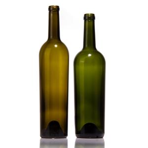 China 75cl 750ml Bordeaux Wine Bottles Light Blue 375ml Glass Bottles on sale