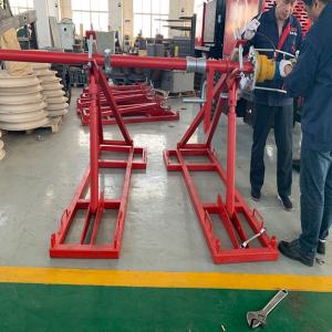 Quality 8Ton Cable Drum Stand Lifting Jack  Transmission Overhead Line Tool for sale