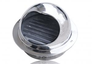 Quality Stainless Steel Ventilation Exhaust Grille Waterproof Air Vent Cap 3  50MM 304 Stainless Steel for sale
