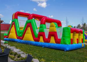China Inflatable Obstacle Courses Bouncer Customized Size Bounce House Obstacles For Kids on sale