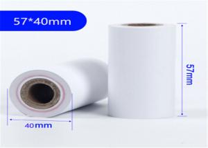 Quality 80mm 57mm Free Logo ATM Thermal Paper Rolls for sale