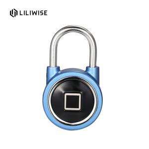 Quality Safety Alarm Waterproof Bluetooth APP Fingerprint Door Lock / High Security Padlock for sale